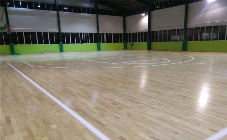 硬木企口運動籃球地板一平米價格