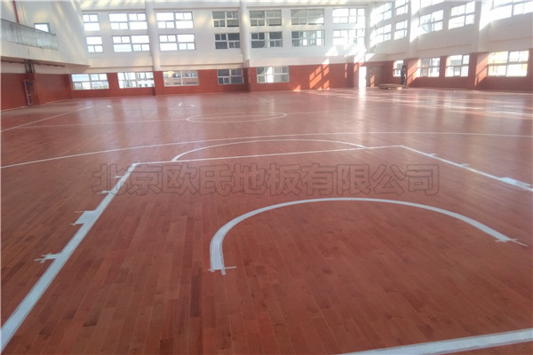 江蘇溧陽(yáng)市體育館木地板圖片