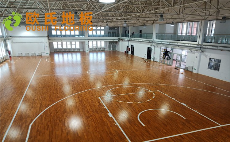 烏魯木齊市烏蘇市南區(qū)第二中學體育館木地板項目——歐氏實木運動地板